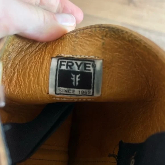 Frye Tan Leather Boots - Picture 2 of 8